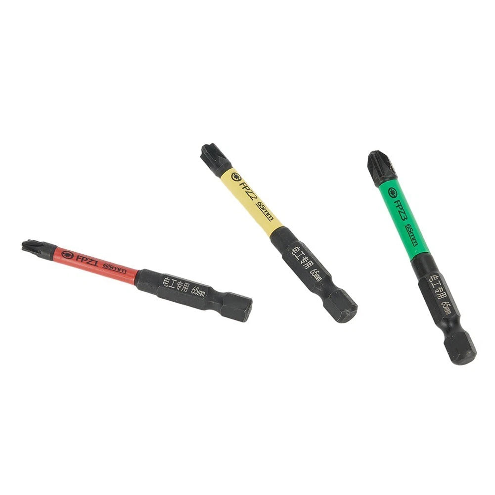 3X 65mm Screwdriver Bits for Air Switches Circuit Breakers
