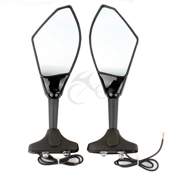 Rearview Mirrors with LED Turn Signals for GSXR600 750 (1992–1997, 2004–2011)