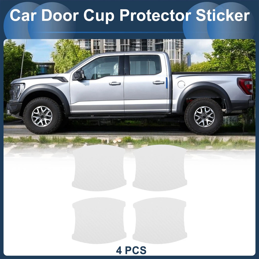 3D Car Door Handle Scratch Protector for Universal Vehicles (90x100mm)