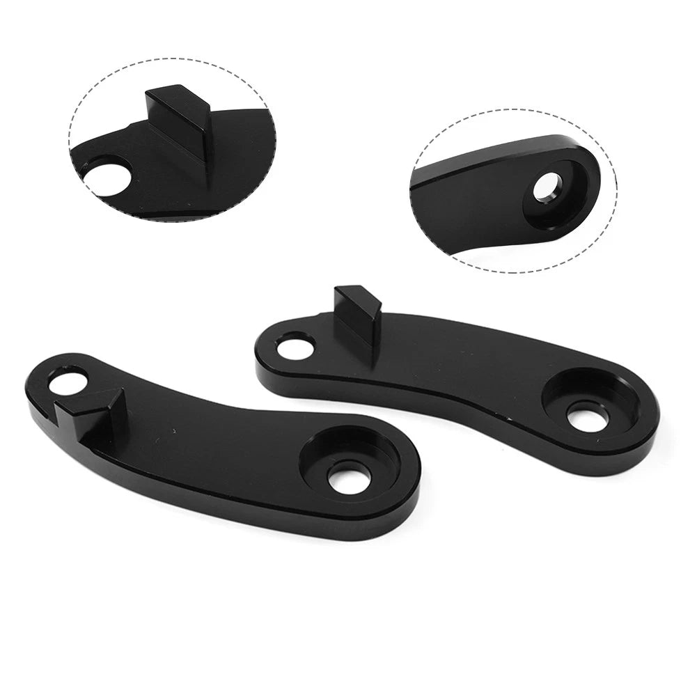 Turn Signal Mount Bracket Relocation Kit For Harley Softail Bad Boy Springer BLK