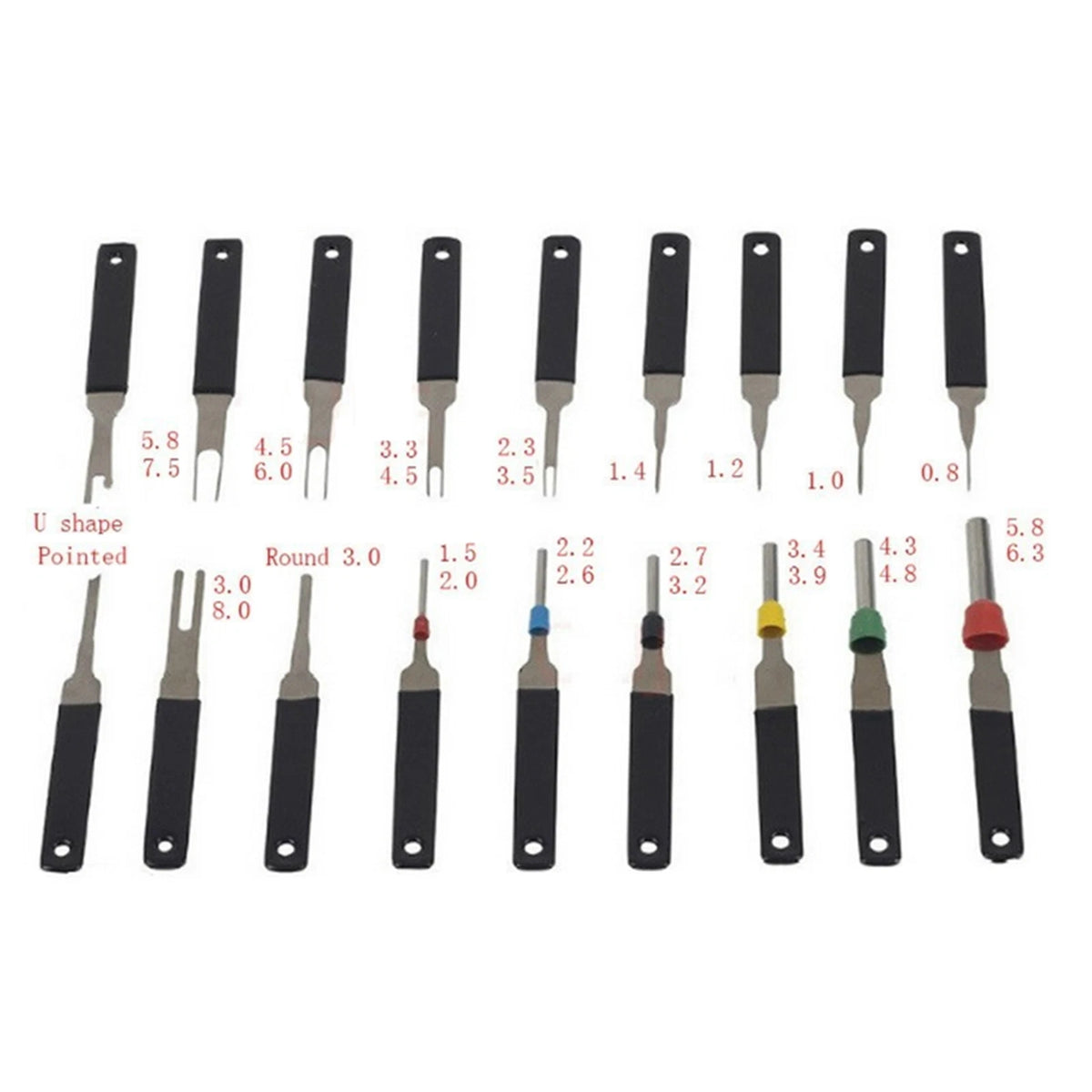 18Pcs Car Terminal Removal Kit for Wire Connector Pin Release Tool