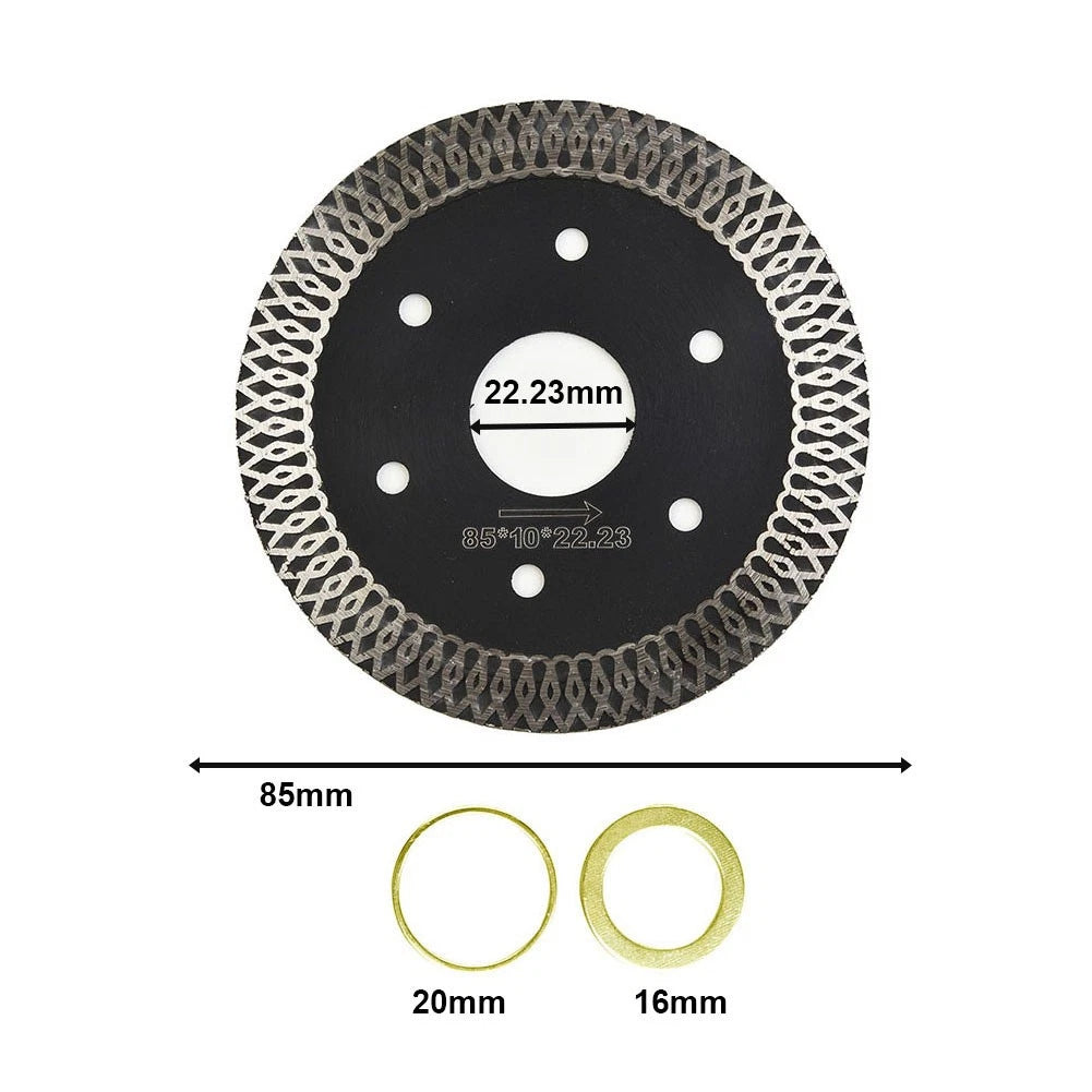 3.4 Inch Diamond Saw Blades for Ceramic Cutting Tool (85MM)