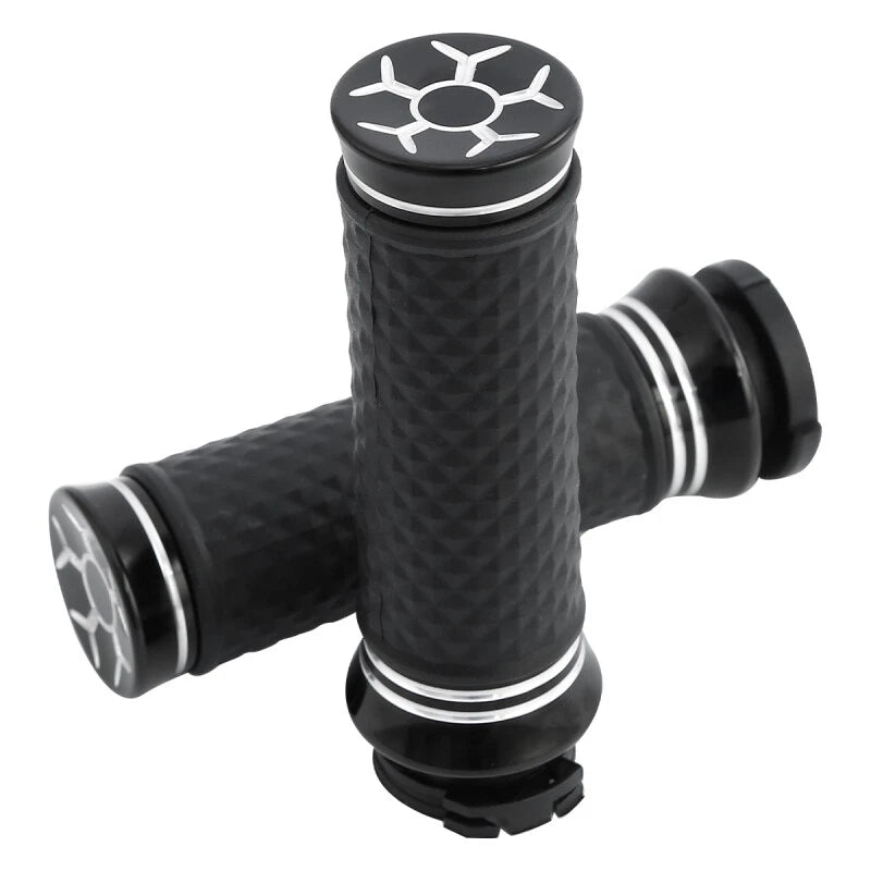 1" Hand Grips Handlebar for Harley Electra Road Glide Dyna FXDF (1996–2017)