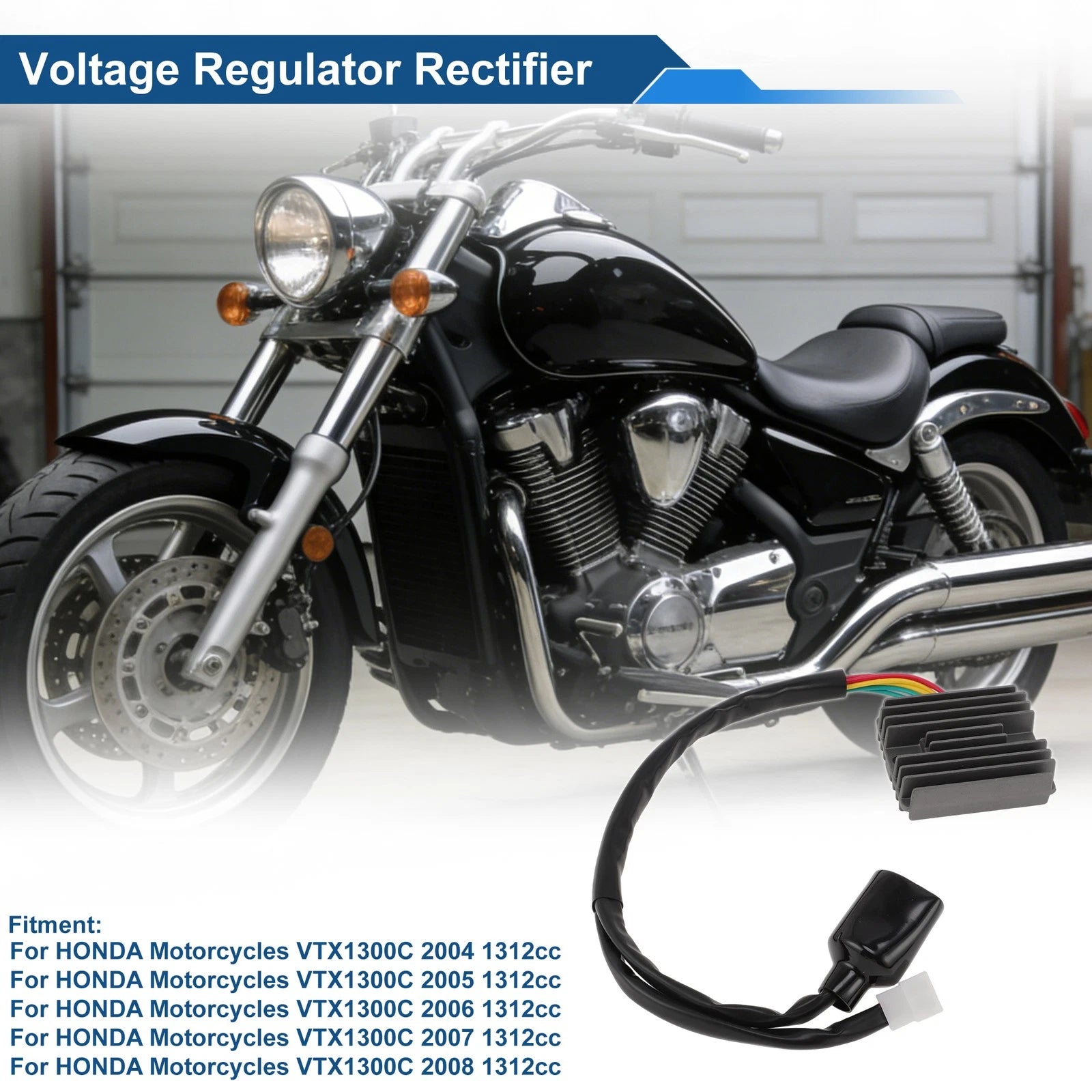 Voltage Regulator Rectifier for Honda VTX1300C (2004–2004) 1312cc