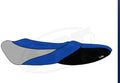 Seat Cover for Kawasaki STX 12 F/STX 15 F (2006–2017) Royal Blue/Black/Gray