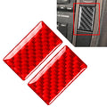Radio CD Panel Side Button Cover Trim for Volkswagen Passat B5 (2001–2005) Red