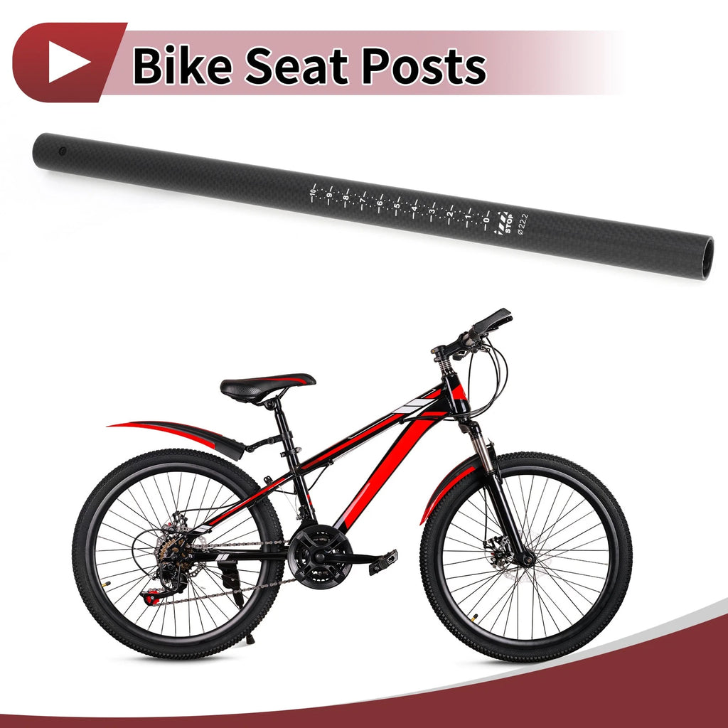 Seat Post 22.2x400mm Durable Replacement for Bike Mountain Road (2011–2018)