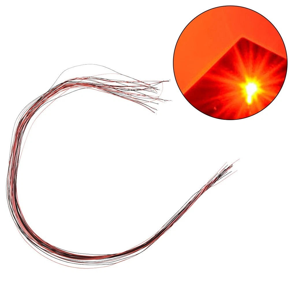 15Pcs Pre Wired Red LED Lighting Kits for Automotive Use