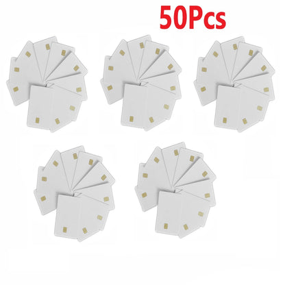 50 Pack ISO7816 SLE 4442 Chip PVC Smart IC Cards