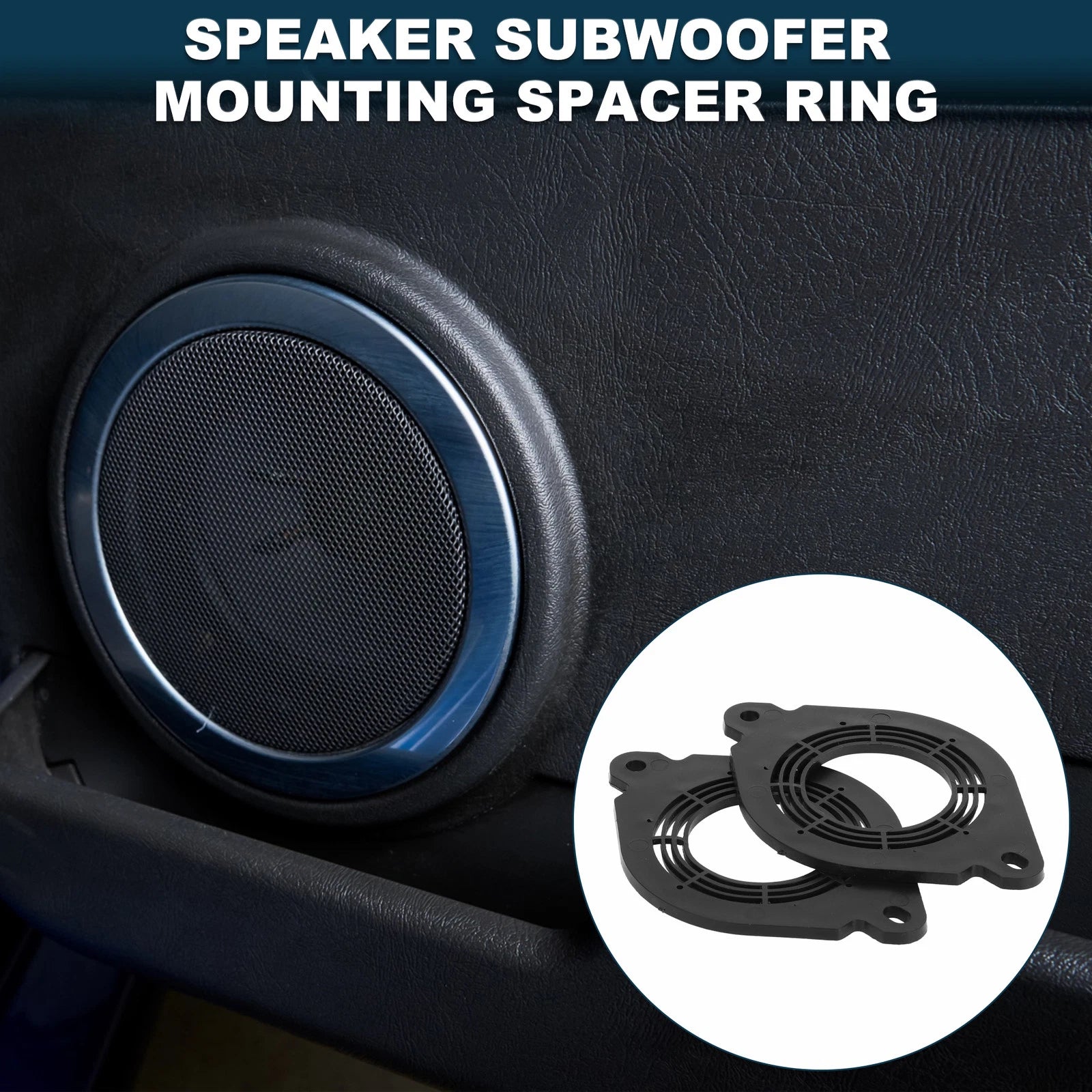 2X Speaker Spacer Ring Adapter for Mazda (ABS)