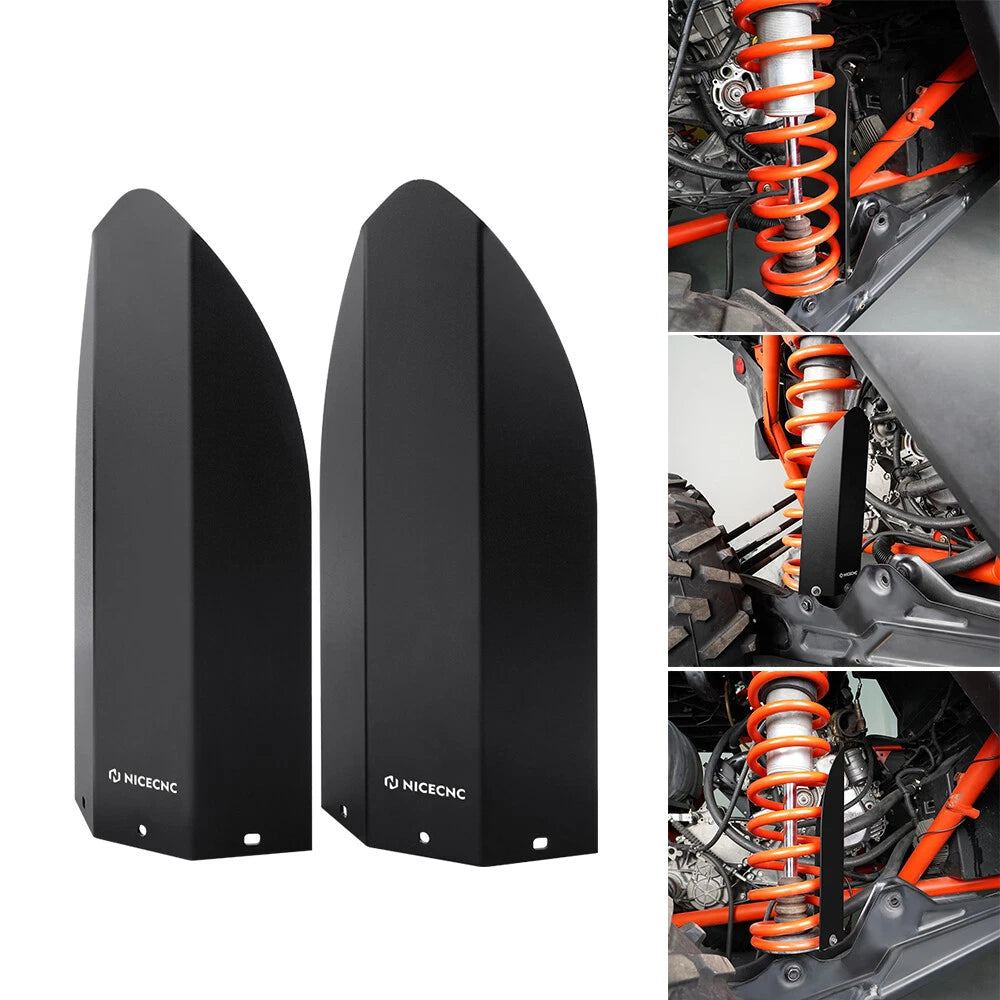Rear Shock Guards for Can-Am Maverick X3 Max R RR (2017–2024)