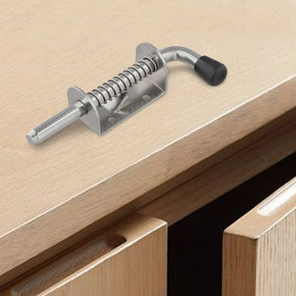 128mm Spring Bolt Lock for Durable Applications (304 Stainless Steel)