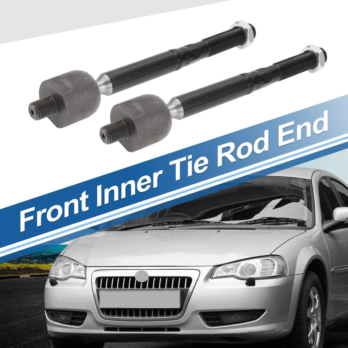 2 Pcs Front Inner Tie Rod End Links for Chrysler 300 (2011–2014)
