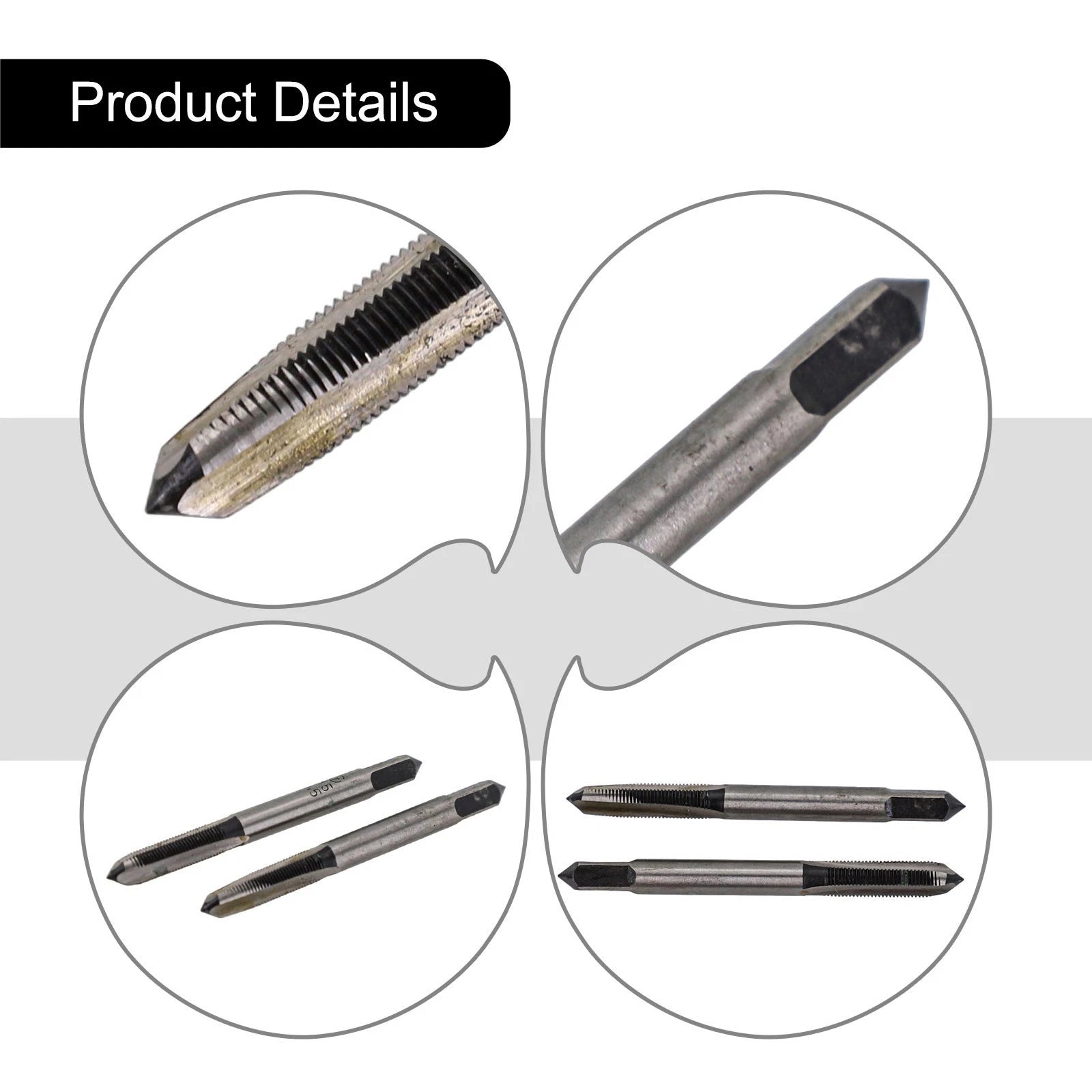2X Taper Bottom Thread Taps M5 x 0.5 for Automotive Applications