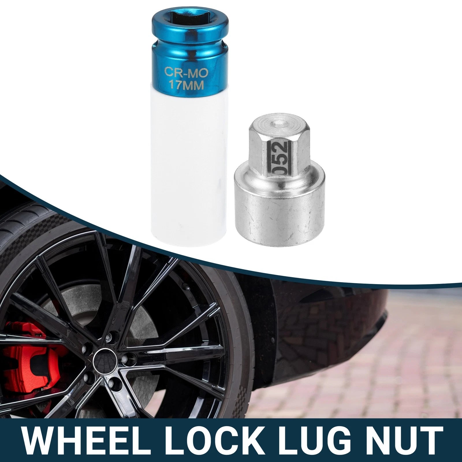 Wheel Lock Lug Nut Set with Protector for BMW Wheel Lock (1 Set) (1990–2024)