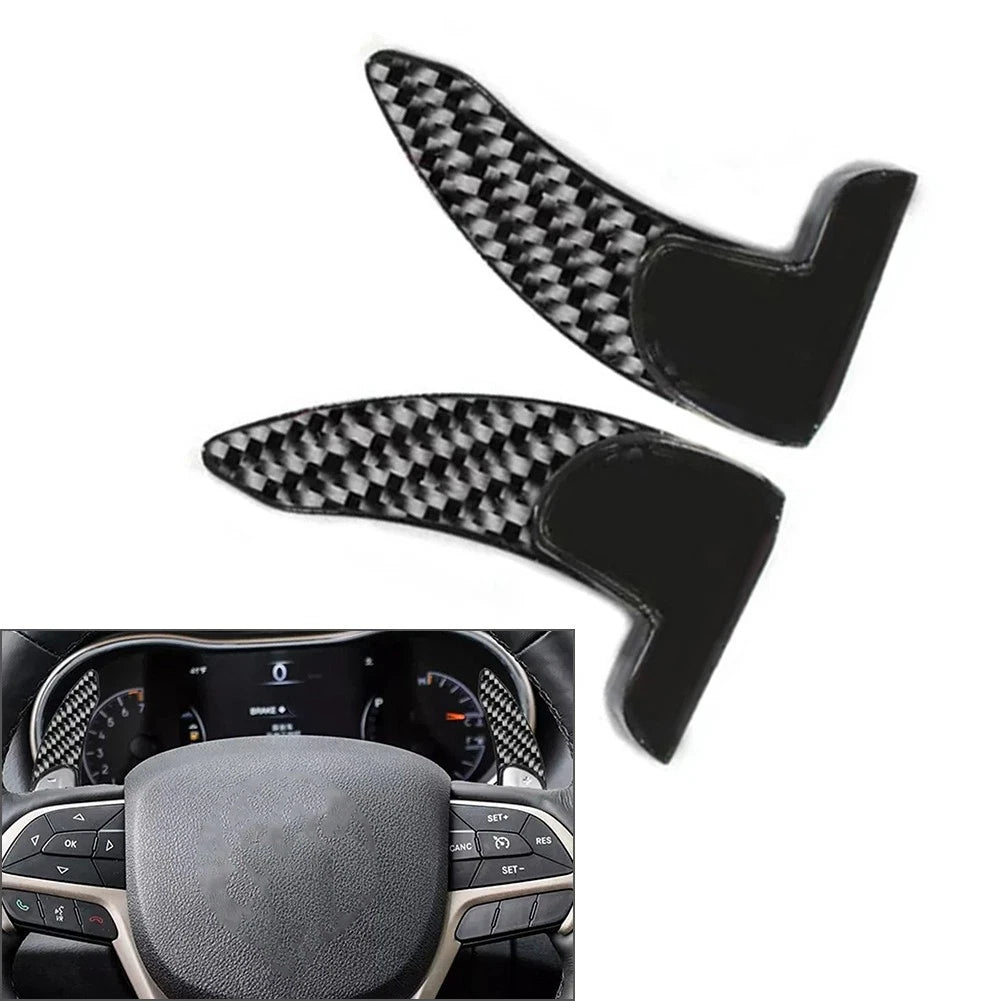 Steering Wheel Shift Paddle Extensions for Jeep Dodge Chrysler (2010–2023)