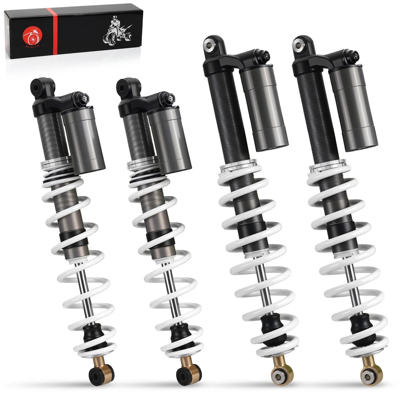 Set of 2 Front & Rear Air Shock Absorbers for Polaris RZR S 800 EFI (2009–2012)