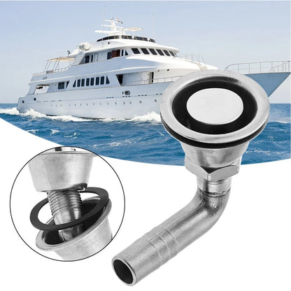 Marine Grade Water Tank Outlet with Bowl Vent for