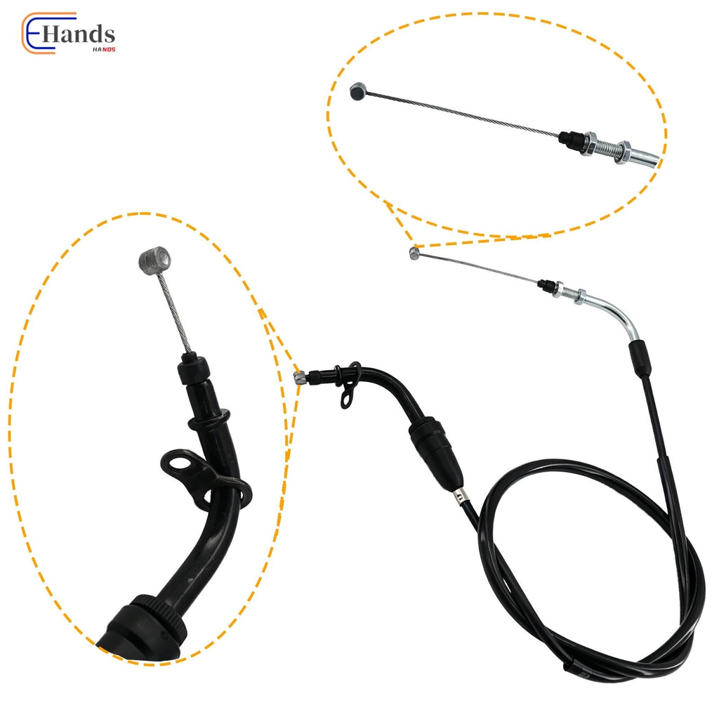 Throttle Cable for Yamaha V-Star XVS650 Classic Custom Silverado (1998–2011)