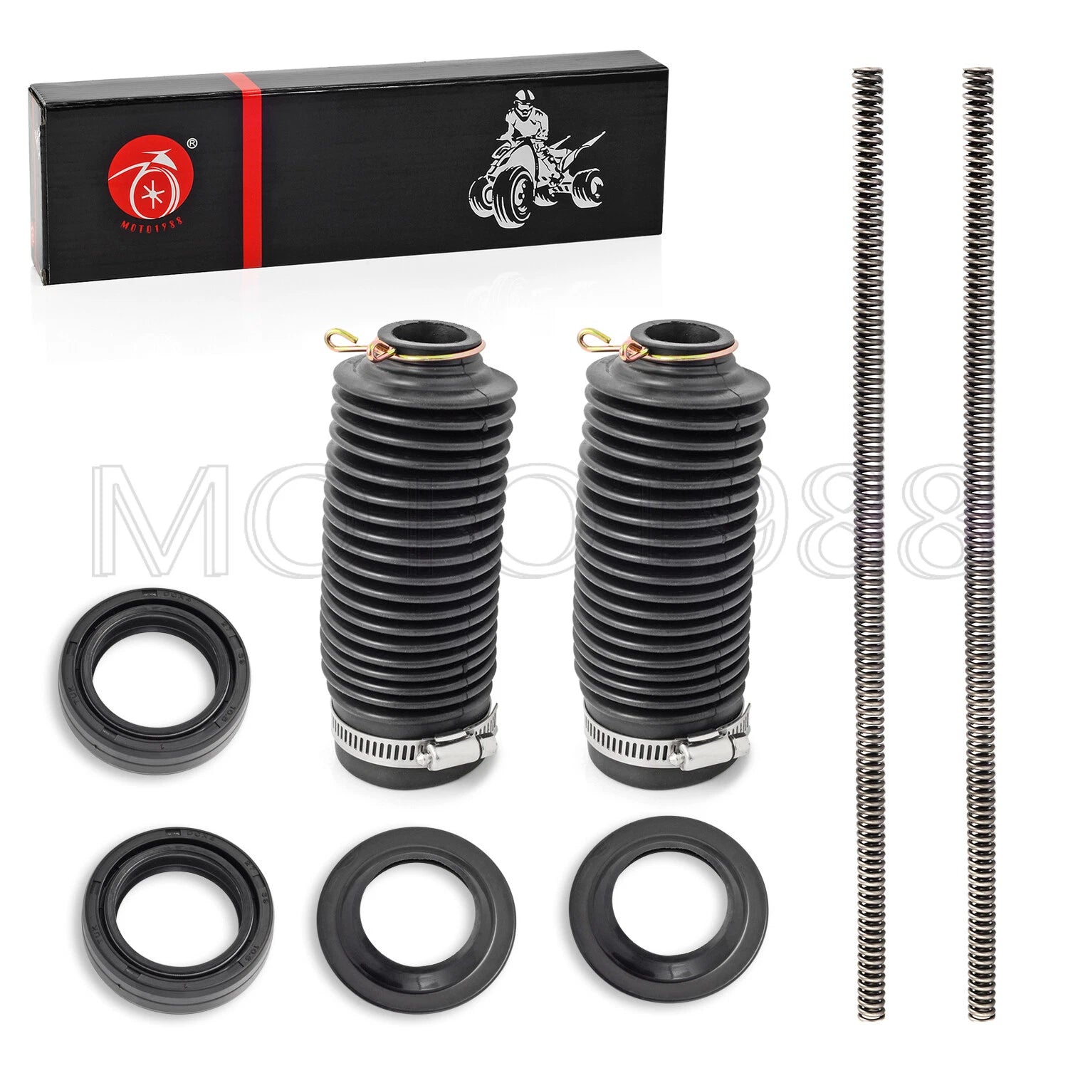 Front Fork & Springs Kit with Dust Seals for XR100 XR100R (1996–2003)