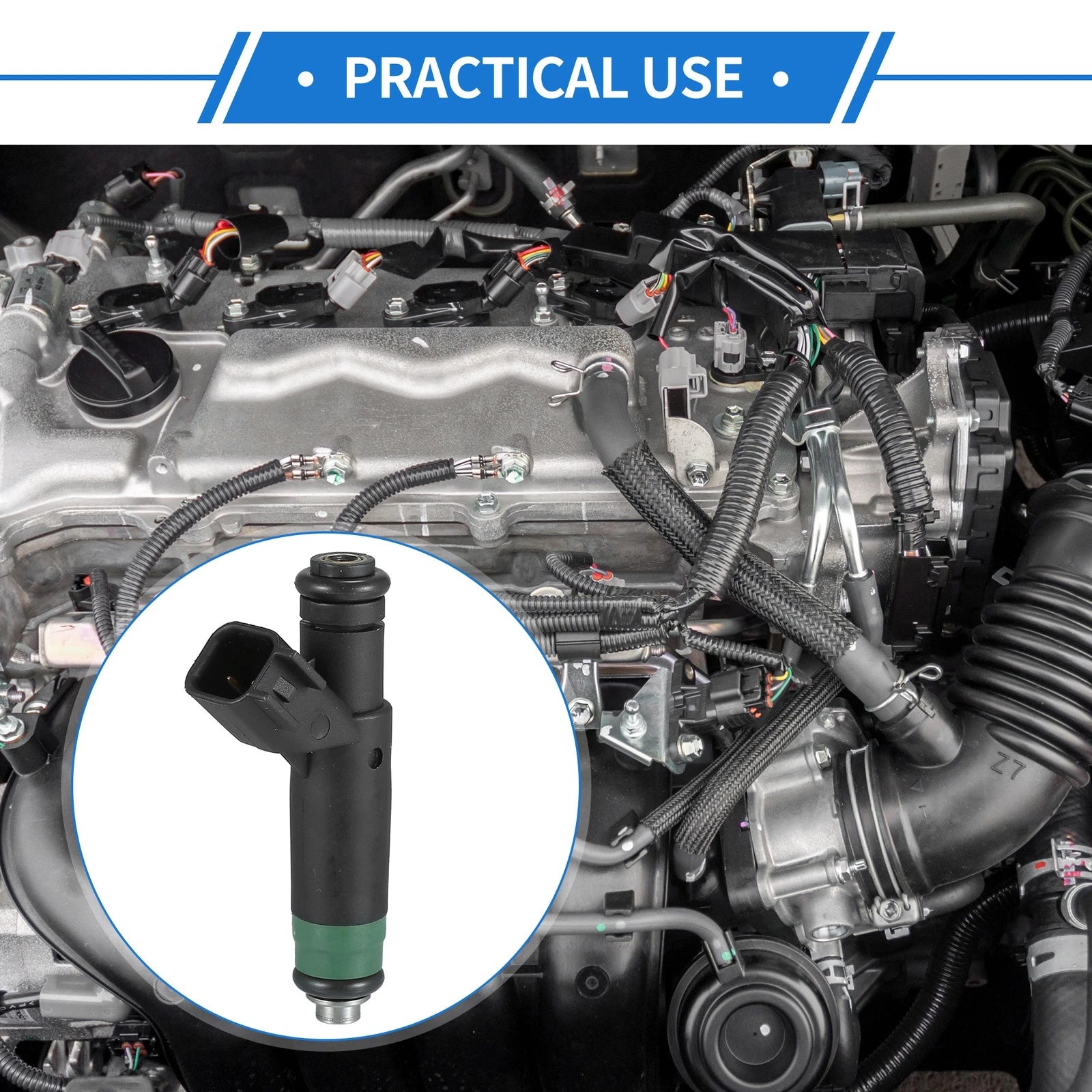 Fuel Injector Replacement for Dodge Ram 1500 2004–2007 4.7L 8 Pack