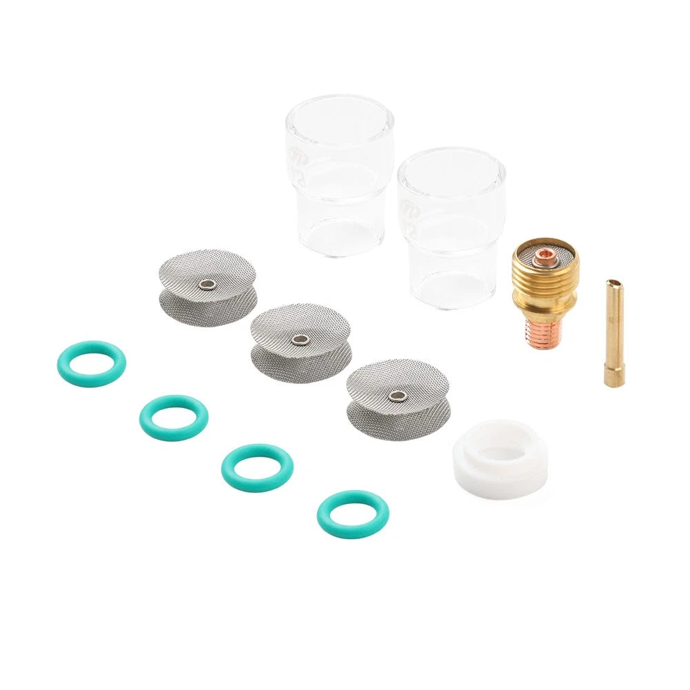 12PCS Pyrex Glass Cups Kit for WP9 WP20 WP25 (Gas Lens)