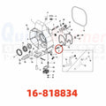Set of 4 Studs for Mercury Mercruiser (16-866563)