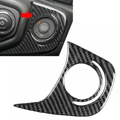 Engine Start Stop Button Panel Cover Trim for Jeep Wrangler JL JLU Gladiator JT