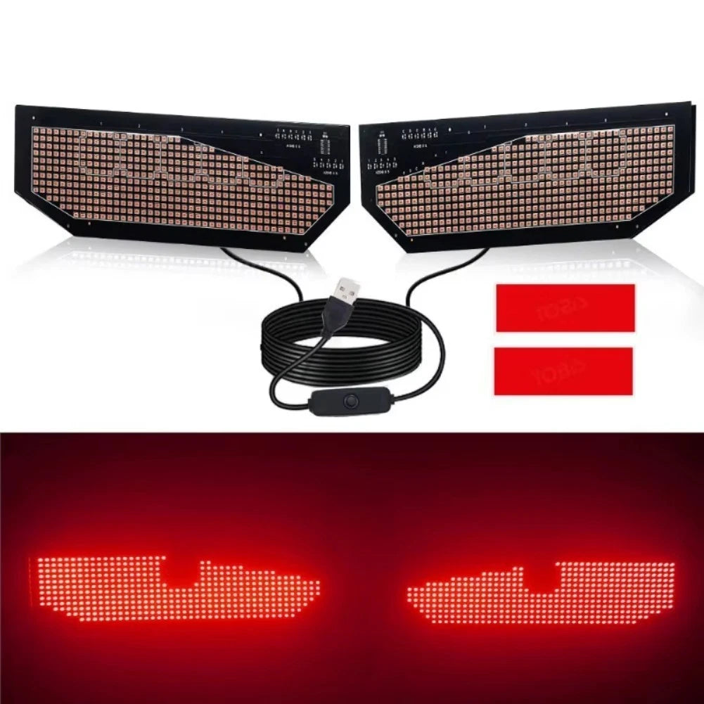 Dynamic LED Devil Eye Car Decoration Light with USB Power for Autos