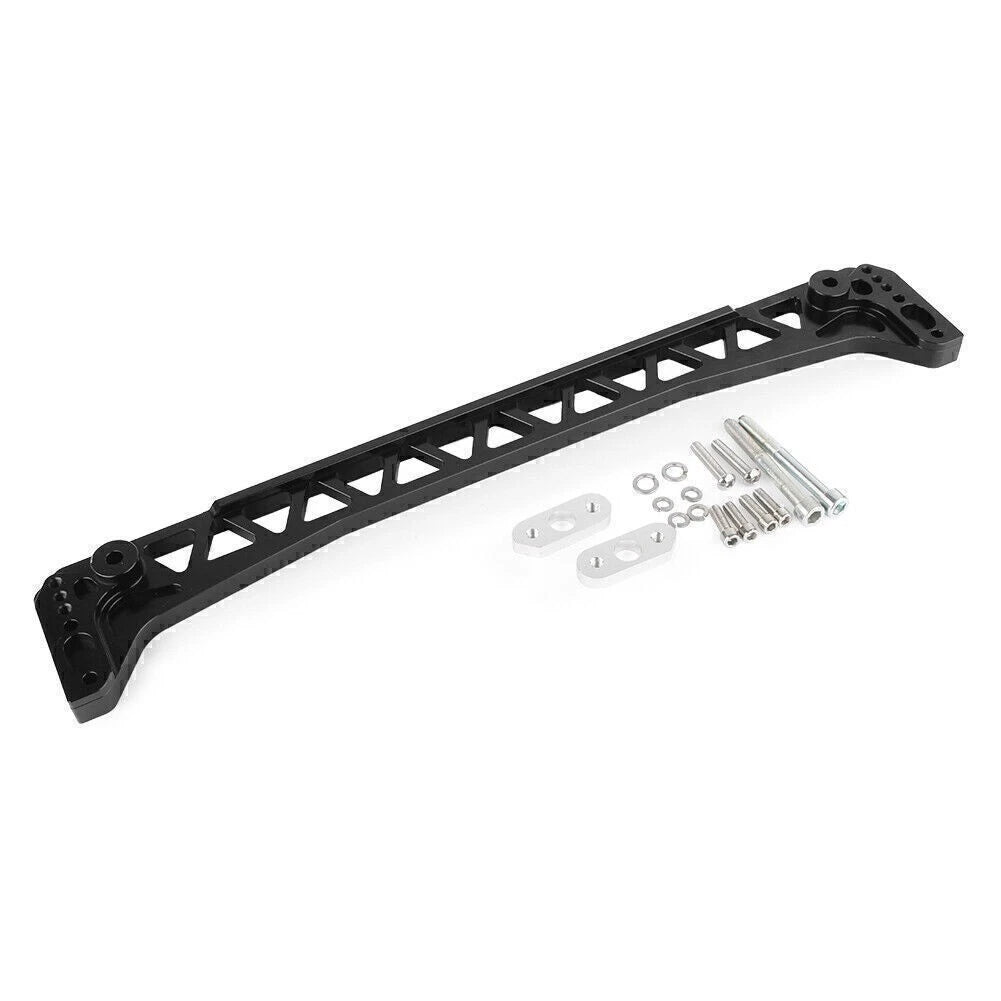 Rear Lower Control Arm Billet Subframe Brace for Honda Civic (1996–2000) Black