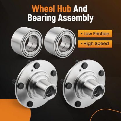 Front Wheel Hub & Bearing Assembly for Honda Civic (2006–2011) Acura CSX (2006–2010) 510089