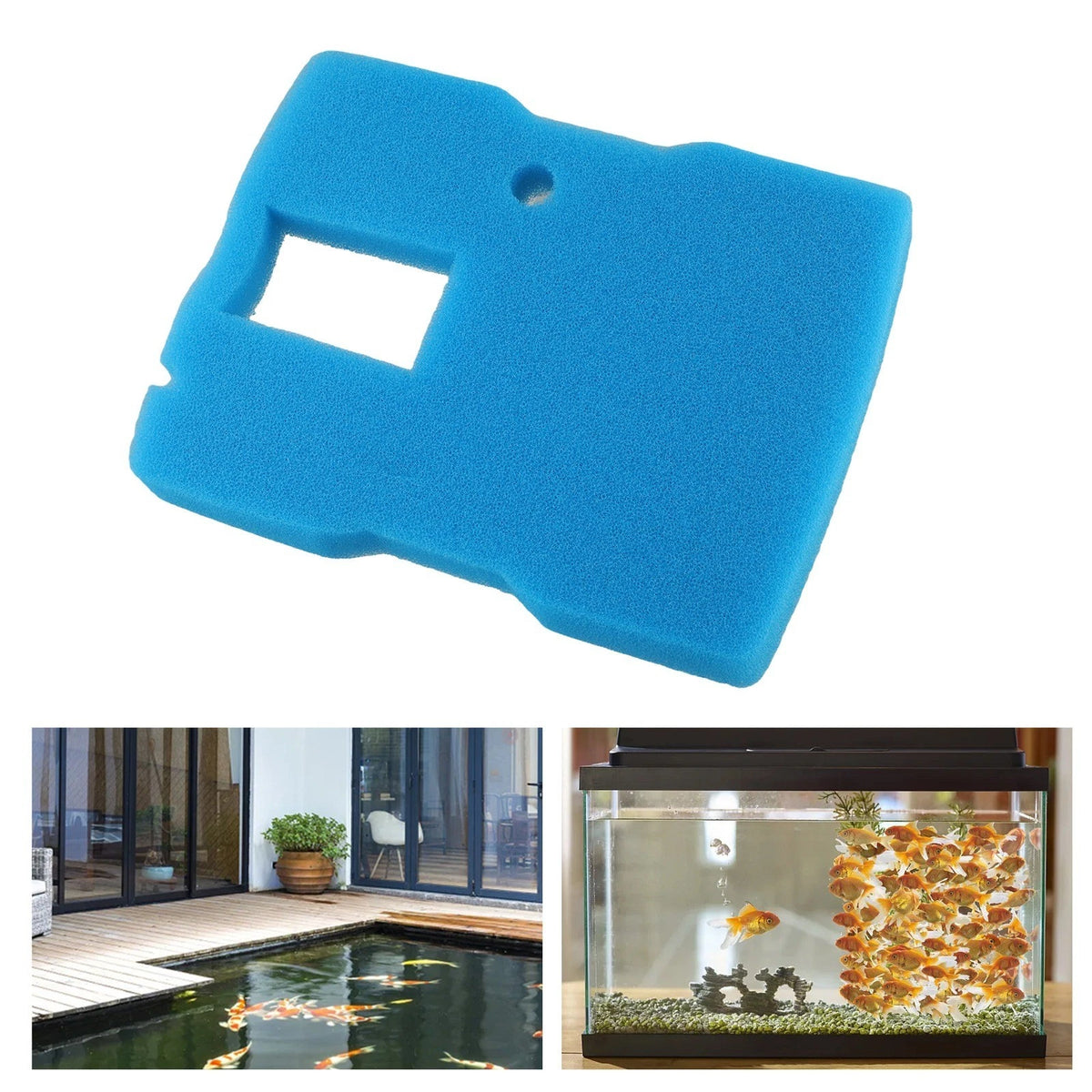 Replacement Sponge Pads for Pond Water Health (660 GPH)