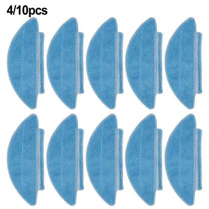 Set of 4 Replacement Microfiber Cleaning Pads for Airzeen Q6 SE Robots