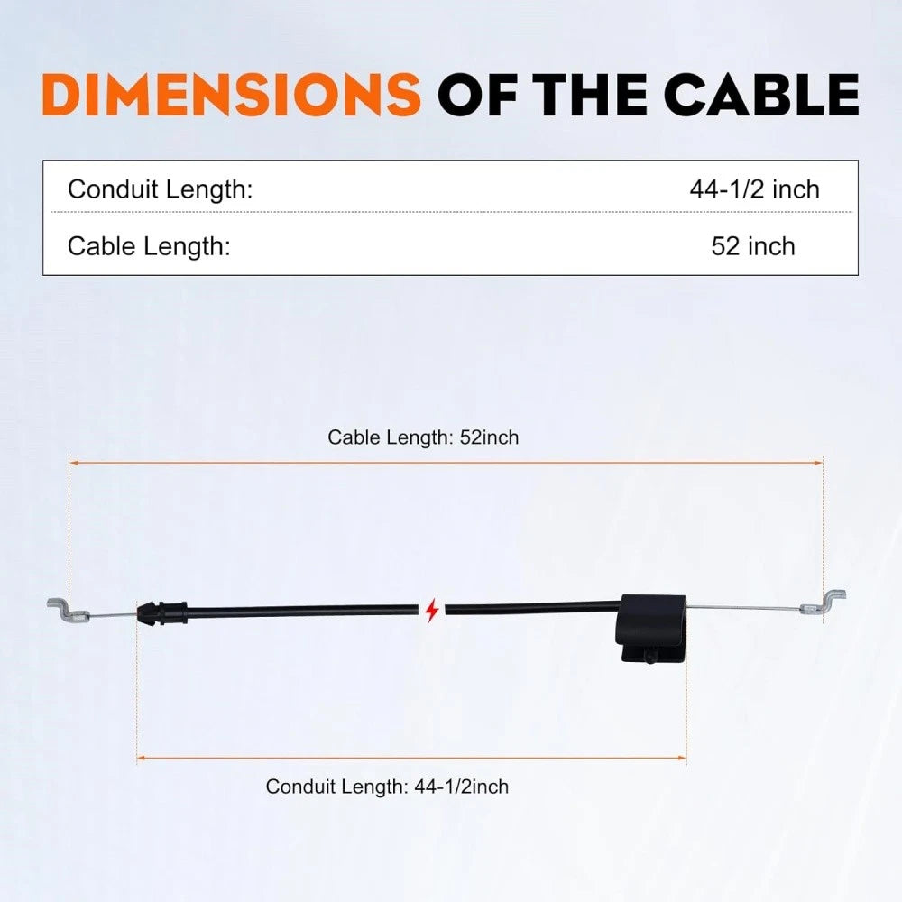 Zone Control Cable for Craftsman Lawn Mower (440934, 532440934)