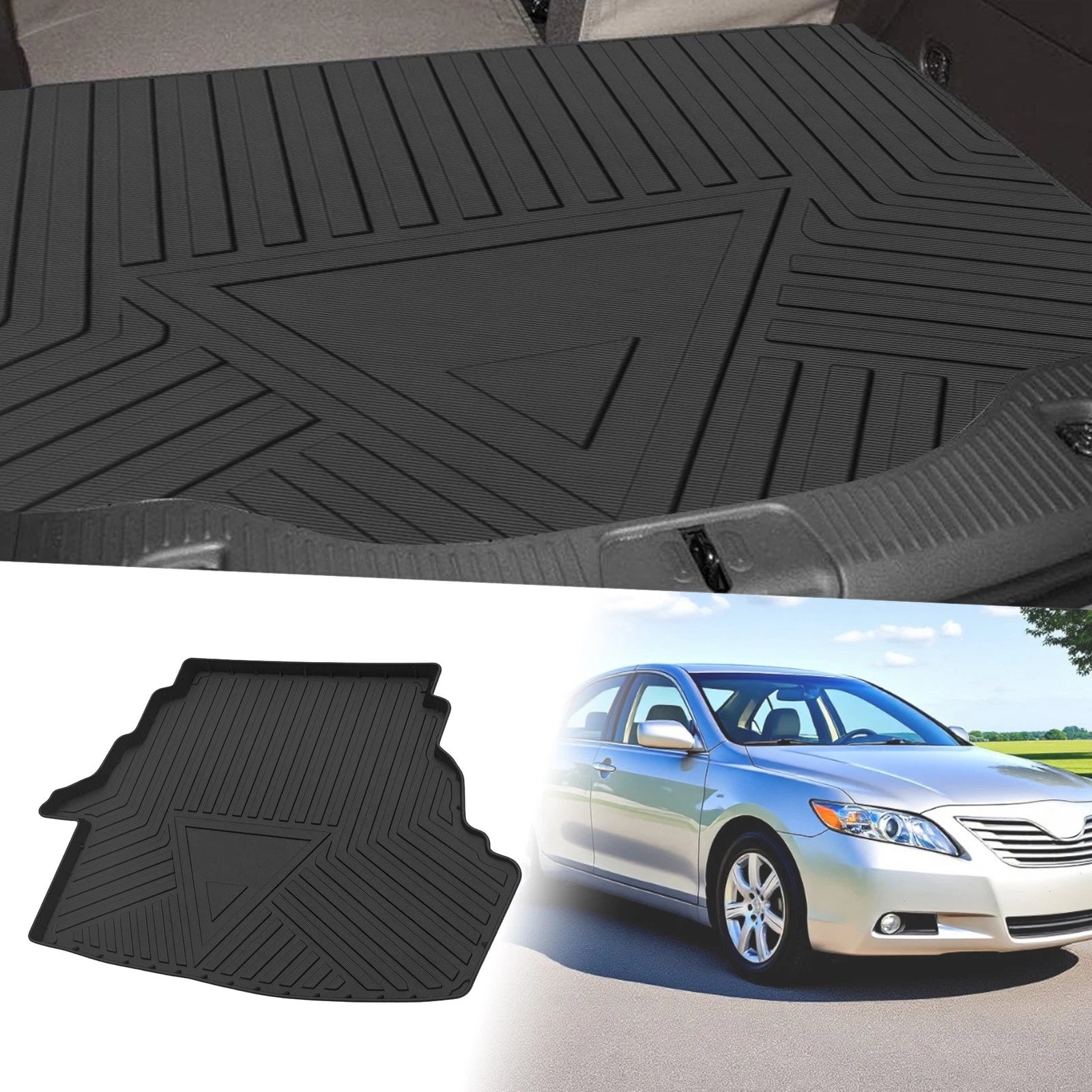 Cargo Liner Rear Trunk Mat for Toyota Camry (2006–2011) TPE 1 Pc