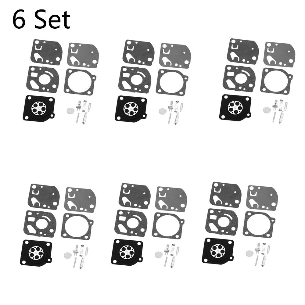 Set of 6 Carburetor Repair Kits for ECHO HC-1000 G-T1100 SRM 1500 2300 ZAMA RB-21