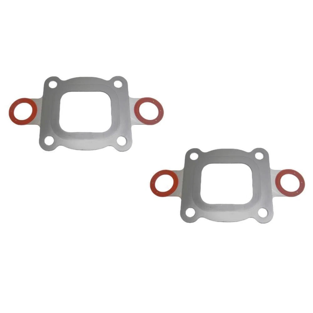 2 Exhaust Elbow Riser Gaskets for MerCruiser (27-864547A02, 18-0721)