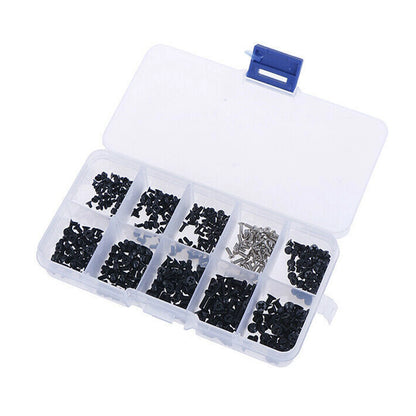 500Pcs Universal Laptop Notebook Repair Screws Kit with Plastic Box