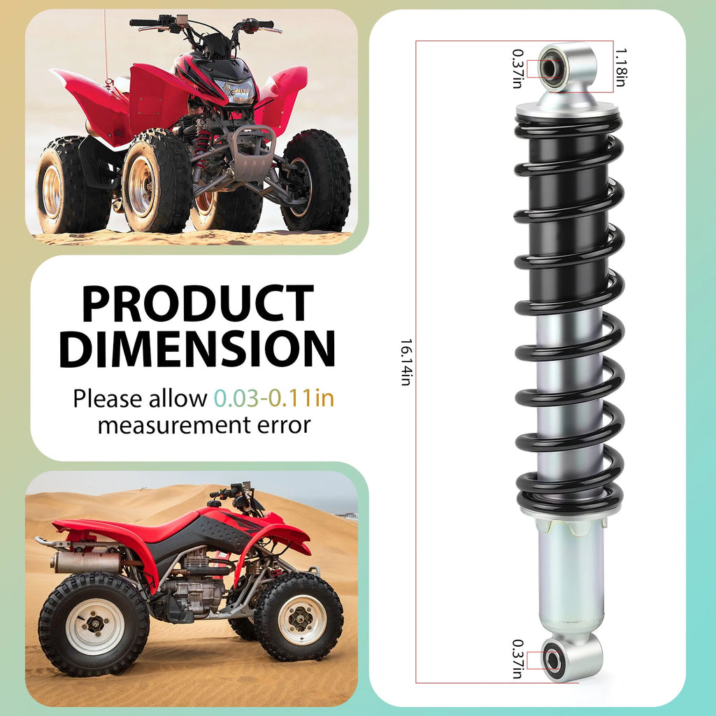 Set of 2 Rear Shock Absorbers for Honda TRX250X (2009–2020) / TRX250EX (2001–2008) 52400-HN6-A91