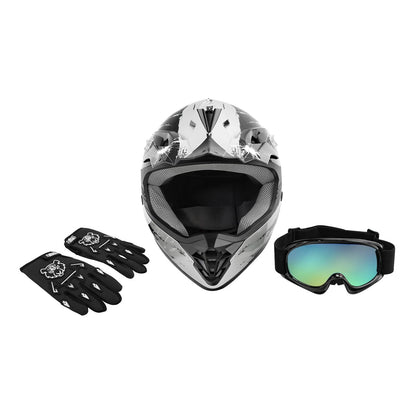 Youth ATV Helmet for Kids Motorcycle Full Face Off Road (DOT Approved)