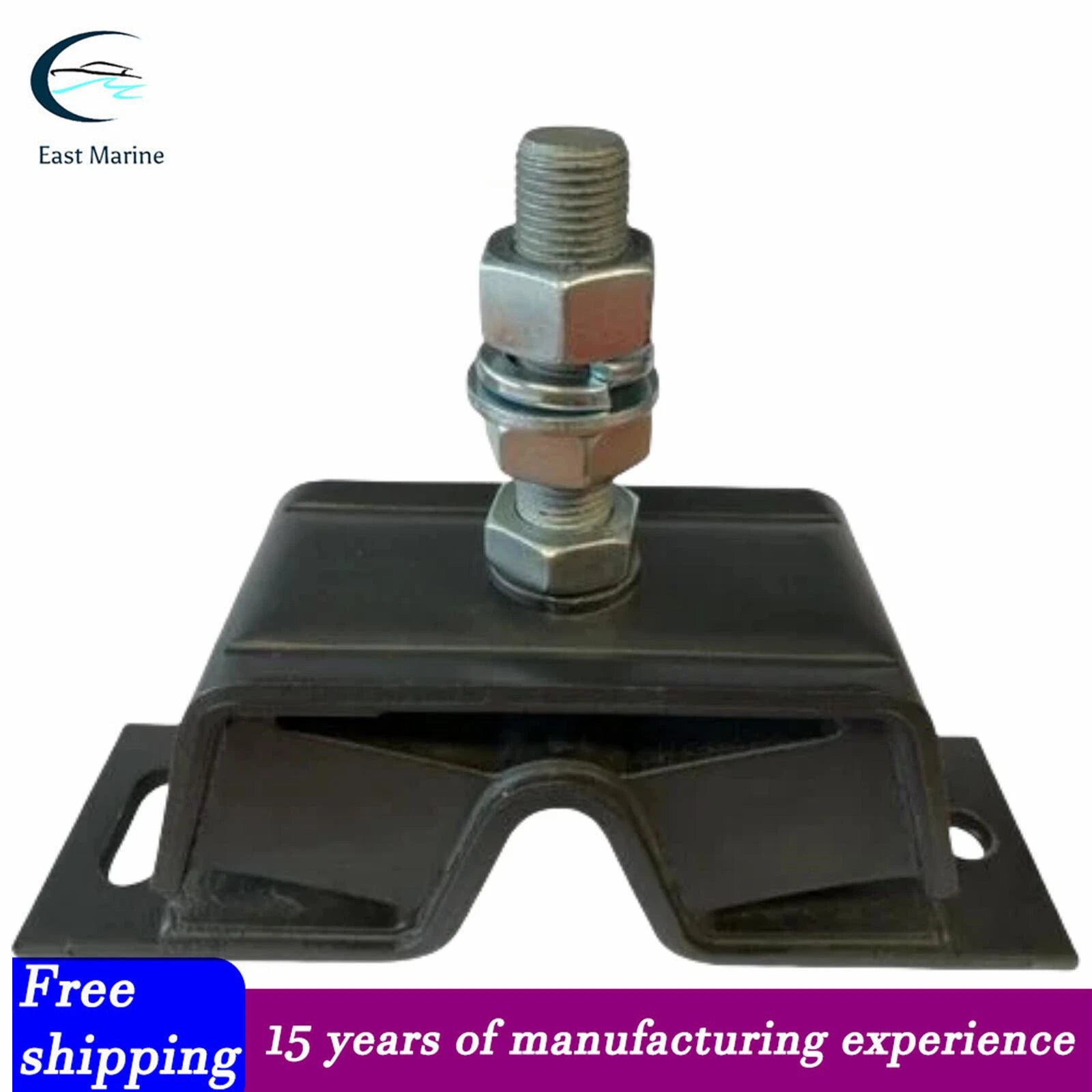 Engine Mount for Yanmar Marine Diesel 3YM, 3GM, 3JH, 3FM (Replacement)