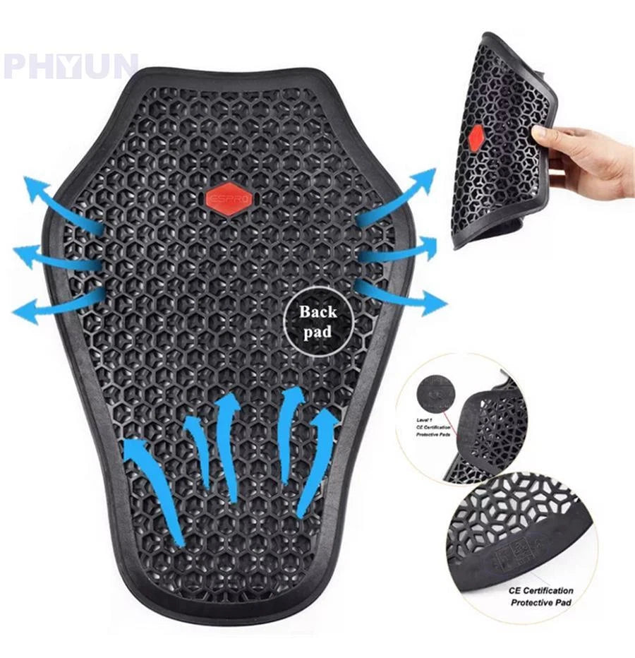 Back Protector Insert Armor for Motorcycle Jacket Universal Fit