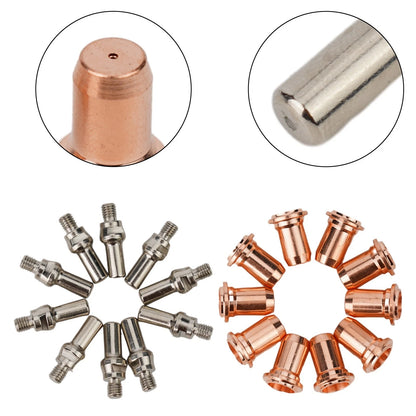 24pcs Plasma Electrodes 40-50A Copper Hafnium for Automotive Applications