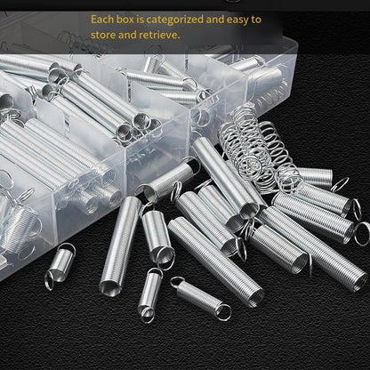 300PCS Metal Tension and Compression Springs Set with 20 Sizes