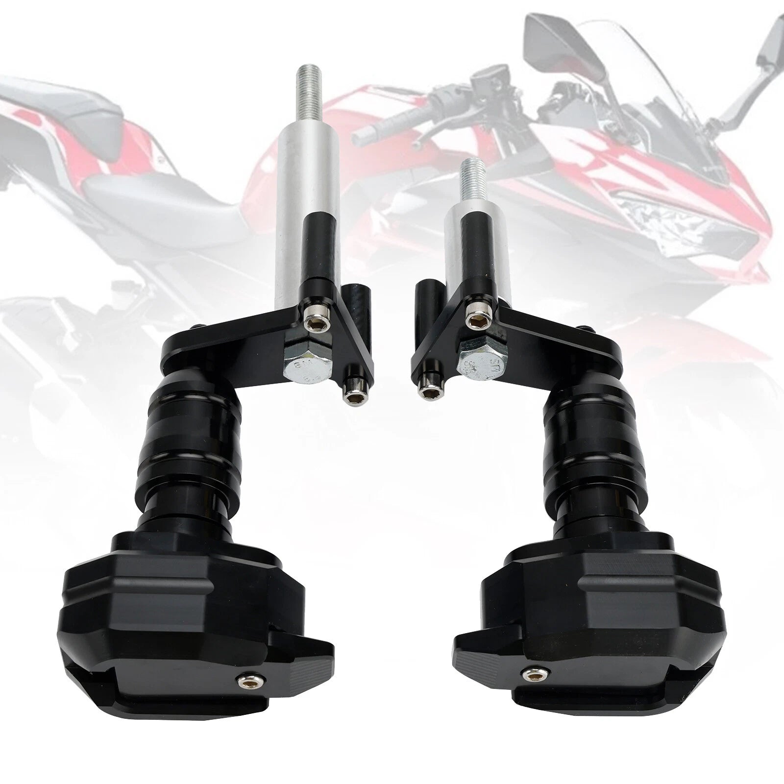 Aluminum Frame Crash Slider Protection for Kawasaki Ninja 400 Z400 (2018–2023)