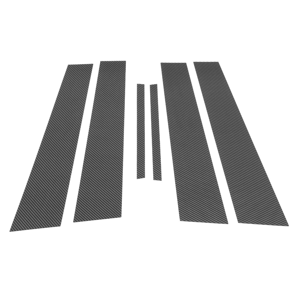 6 Pcs Door Pillar Window Trim Replacement for Dodge Charger (2011–2014)