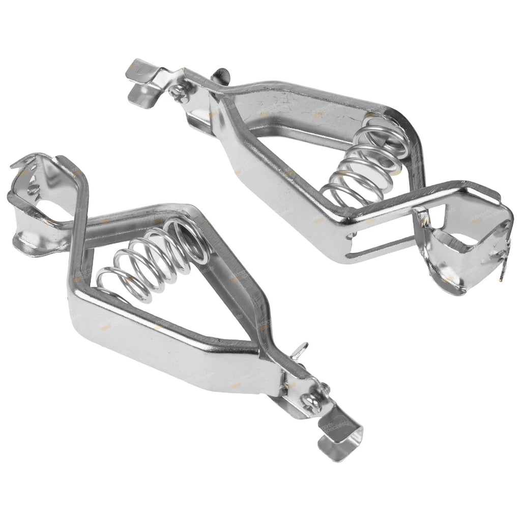 Set of 2 Battery Crocodile Clips 50Amp