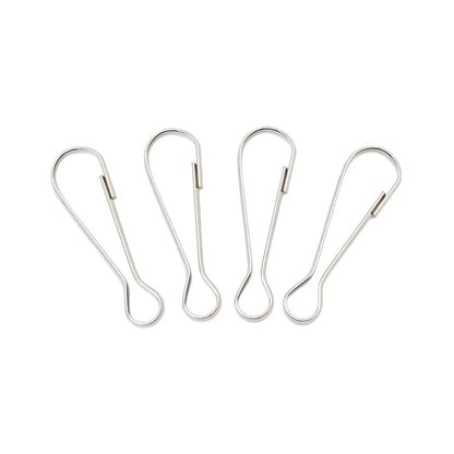 10pcs Stainless Steel Flag Pole Clips for Flagpole Attachment