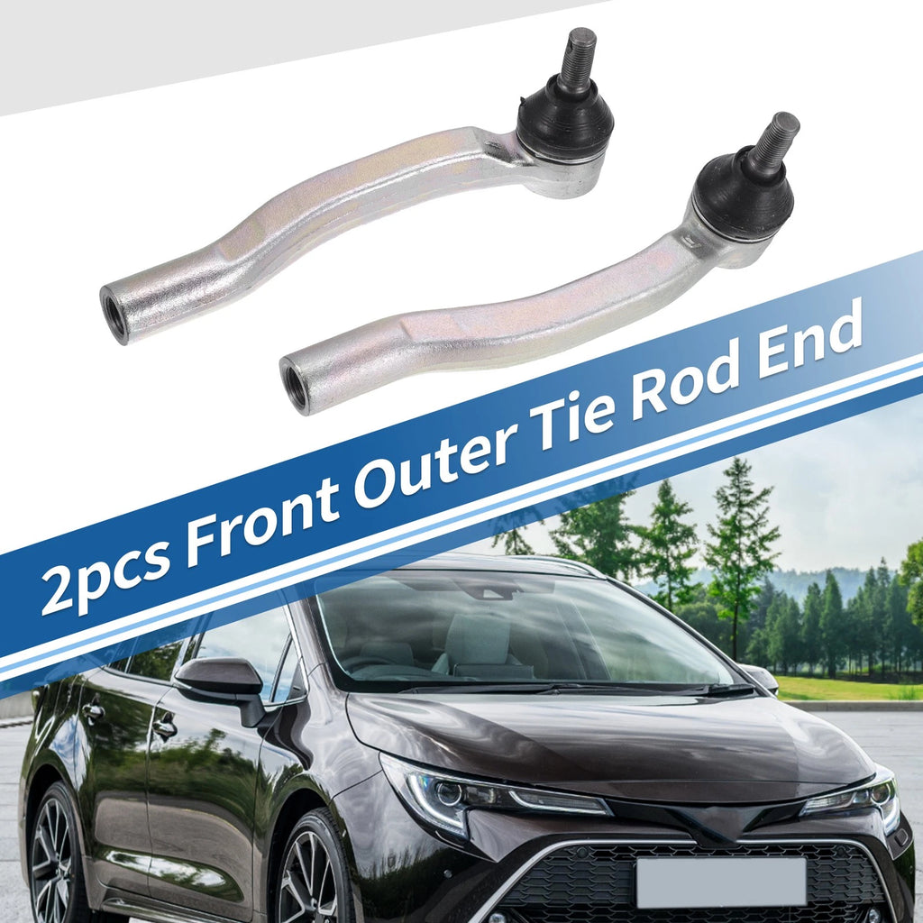 2pcs Front Outer Tie Rod End Links for Toyota Sienna (2003–2010)