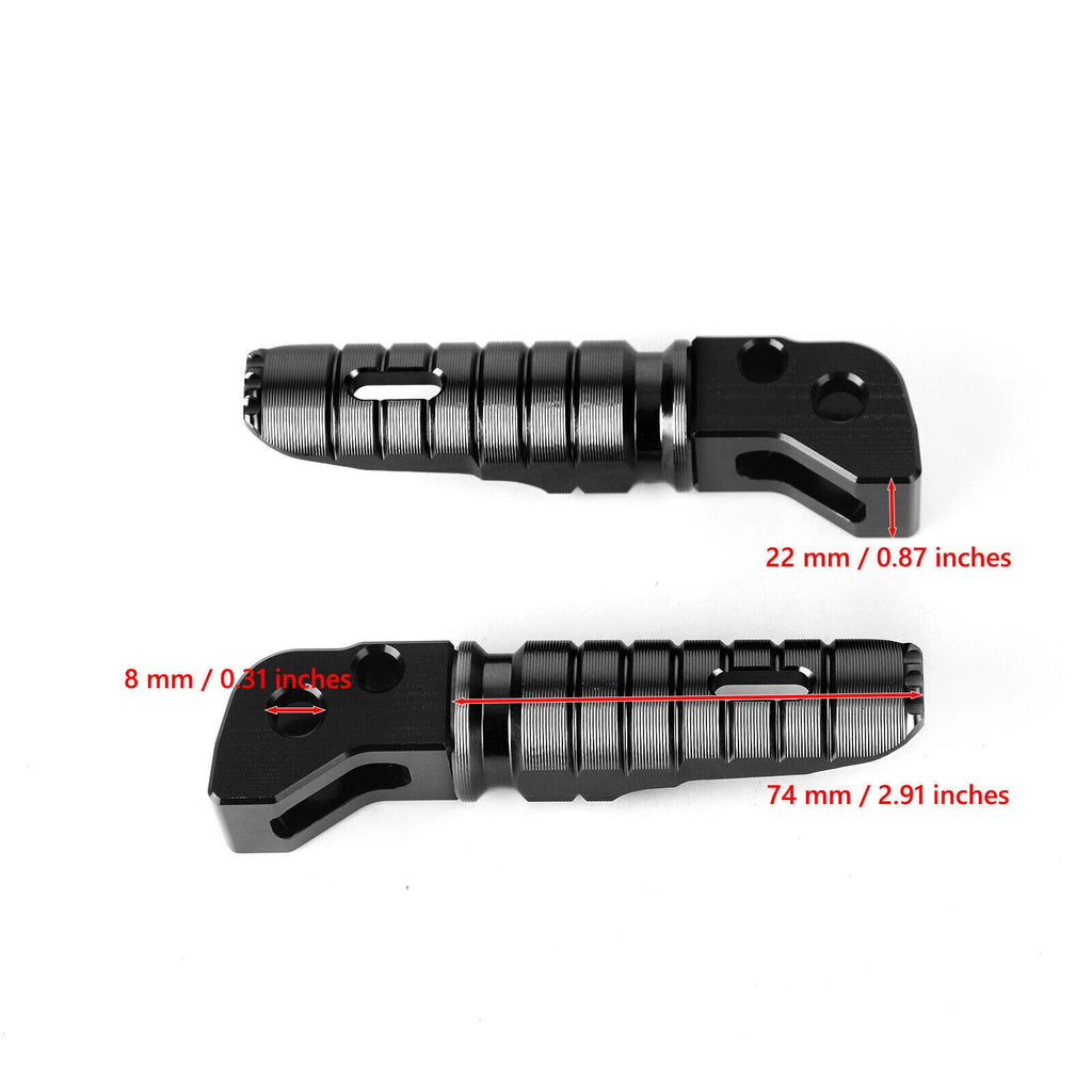 Rear Footrests Foot Pegs for Husqvarna Vitpilen Svartpilen 250 401 (2019–2021)